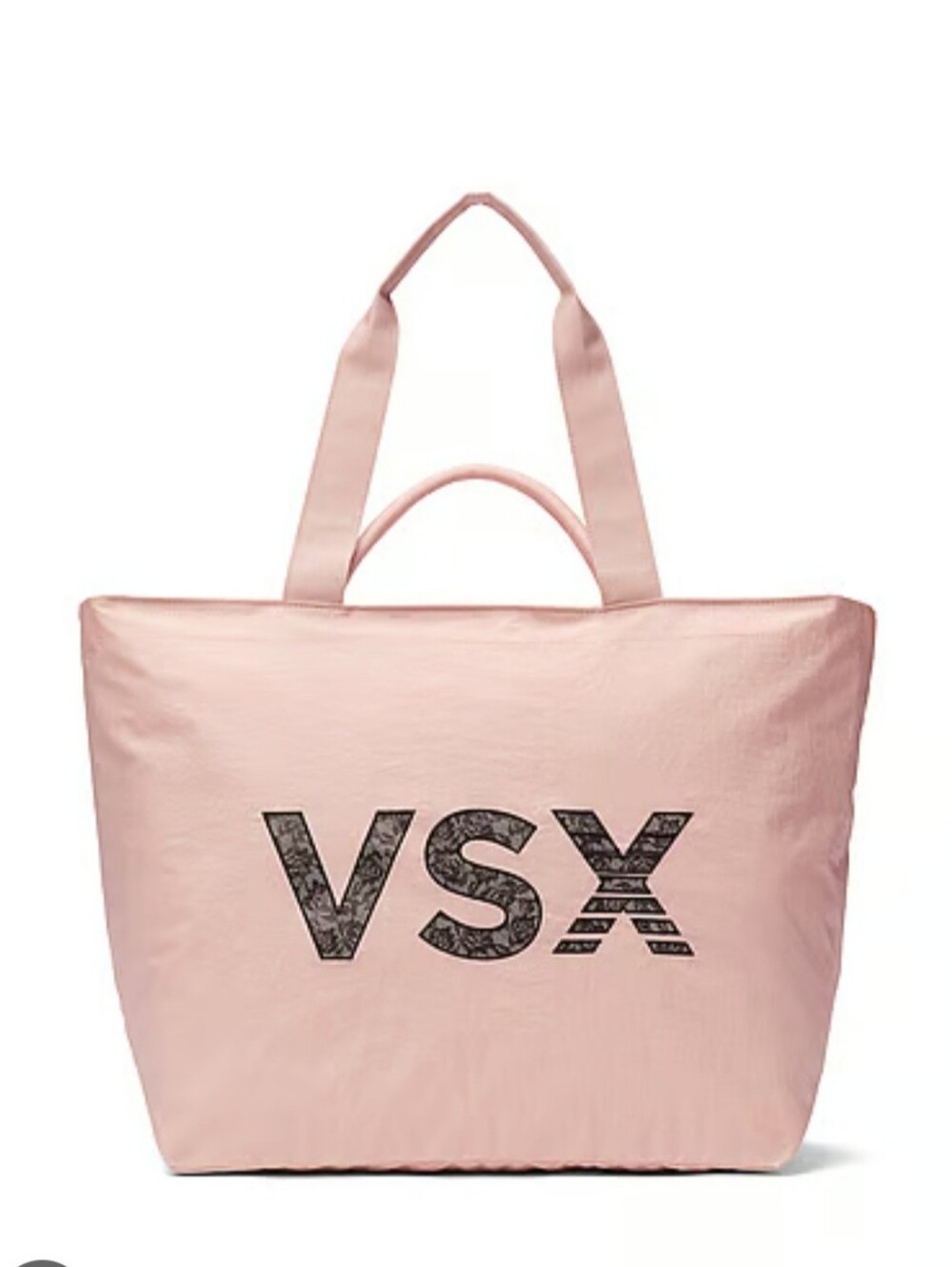 Victoria's Secret  Light Pink Tote Bag with Top Handles NWT